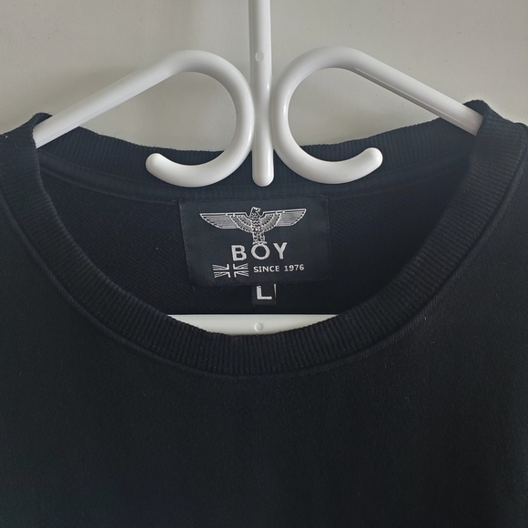 BOY London Black Logo Sweatshirt Men L - Picture 5 of 10